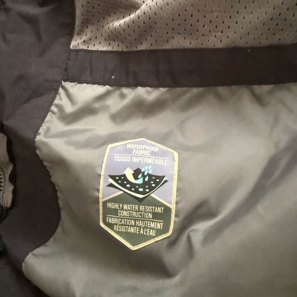 Columbia Nordic Gorpcore Winter Omni-Heat Ski Camouflage Camo Black Grey Jacket - Picture 5 of 6